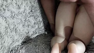 This girl loves to jump on her husband's big cock!