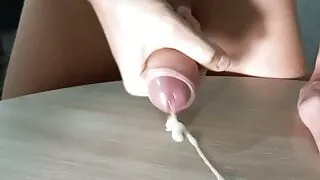 Cum show jerk off big dick