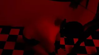 Playing with a slave in the red room