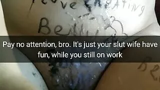 Your slut wife just had fun with your big dick friend, cuck!