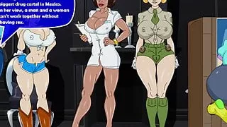 Police fuck. Porn game. Part. 1