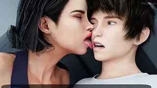 24 - Horny milf stepmom jerks off her boy in her office