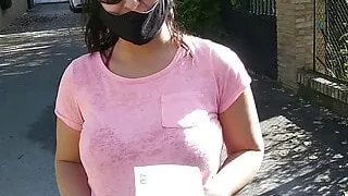 (Risky Public) Sexy +18 Girl Sucks my Dick on the street