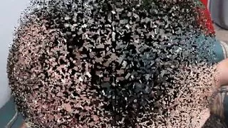 Foot and sucking slave of a dominant shemale