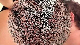 Blond BBW Nurse Mistress wants him to lick her sperm panties.