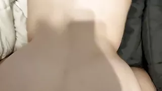 Doggy style POV creampie