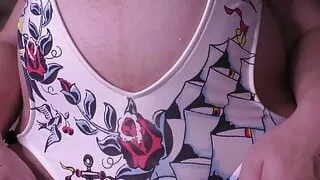 Pregnant hotwife femdom, sloppy second creampie, cowgirl