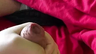 Wanking my hard cock until I cum