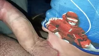 Sucked neighbor's cock while watching a movie