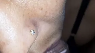 Sexy Pooja giving very nice  deepthroat