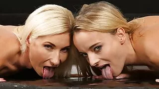 Plenty Of Piss And Pussy For Hot Blonde Lesbians