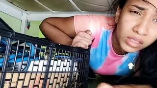 Leyne Rodriguez. Sister gets stuck under the bed