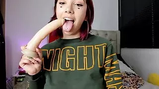 I would only suck you if you are as big as my dildo