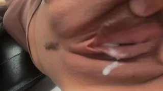 TOO MUCH SPERM TO KEEP IT INSIDE!! #DrippingCreampie
