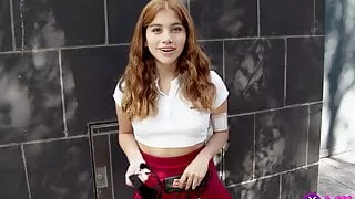 Marina Gold – beautiful Peruvian caught in public