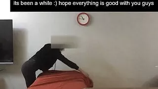 Legit Blonde Masseuse Giving in to Huge Asian Cock - 1st appearance