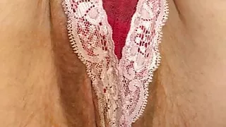 Sexy Panty and Hairy Pussy Show With American Milf 33