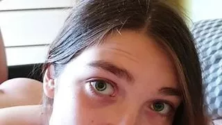 (HUGE CUMSHOT!) Daddy Just Gave Me My Biggest Facial Ever!