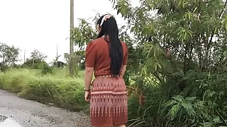 Dress thai teacher ladyboy show