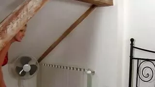 kinky cfnm dommes bind submissive boyfriend  and peg him in a threesome