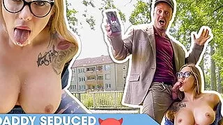 My STEPFATHER fucks a woman at the FOREST EDGE! SEX-FREUNDSCHAFTEN