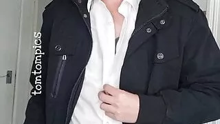 Ginger tattoo strips and wanks