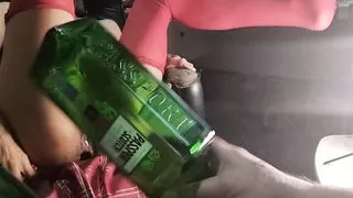 Maria Caldas’ square whiskey bottle