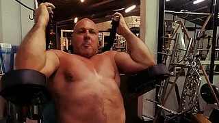 Big hairy Gay men man muscle bear Muscle daddy Bodybuilder