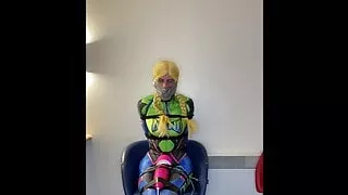 Sissy vibrator bondage compilation