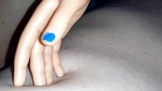 Nasty blonde pink dress and red lips turn me on lick nipples