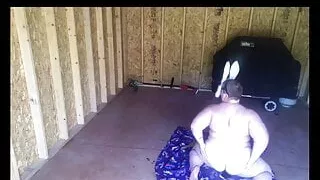 Bunny’s Masked Outdoor Masturbation