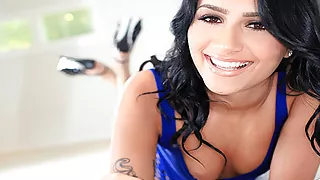 Giselle Mari Uses Her Mouth And Pussy To Swallow A Cock