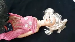 Tiny doll Lily rides cock like in a rodeo an lets m fuck her