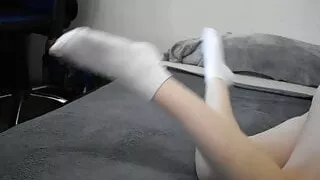 Sexy Legs In Short Socks - Miley Grey