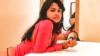 Hot Latina brunette gets rough pounding on the border of the bed