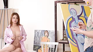 FHUTA -  A Nice Anal Reward After Painting Lila West