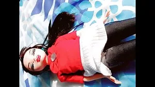 Teacher Katherine Dollman shows her skirt n stockings to you