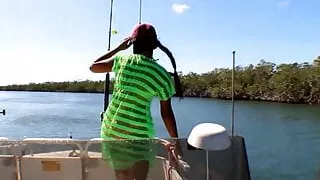 104 Tiny Asian Thai Heather Deep goes fishing and plays hide