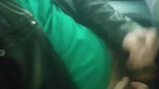 (Public) My Best Friend Milf Sucks My Cock On The Bus