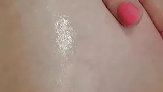 Sexy Munichgold slapping wet ass in bathroom hot body