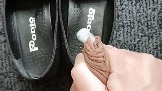 Cum in stepmom's new shoes