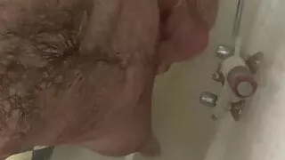 Horny guy Chwu Bakka plays in a shower again