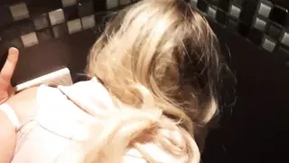 Sex in restaurant's toilet on the first date