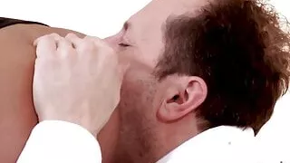 Kumalott – He Fucks a Brunette Babe’s Face with a Dildo