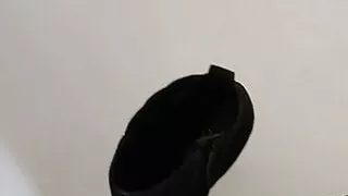 Little Cumshot on my wife's shoes