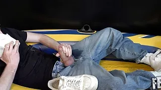 Fetischsex, Deutscher Sex, Handarbeit, Pissen, Mager, Socken