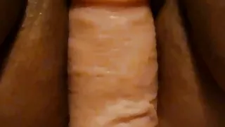 Wife fun with fist and huge thick dildo