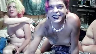 Translesbian 3way Mistress Cys House of Whorrors 10.13.21XXX