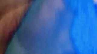 Inserting my thrusting prostate massager