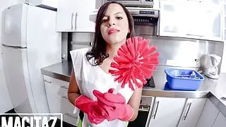 MAMACITAZ - Teen Latina Maid Is Ready For Sex With Her Boss